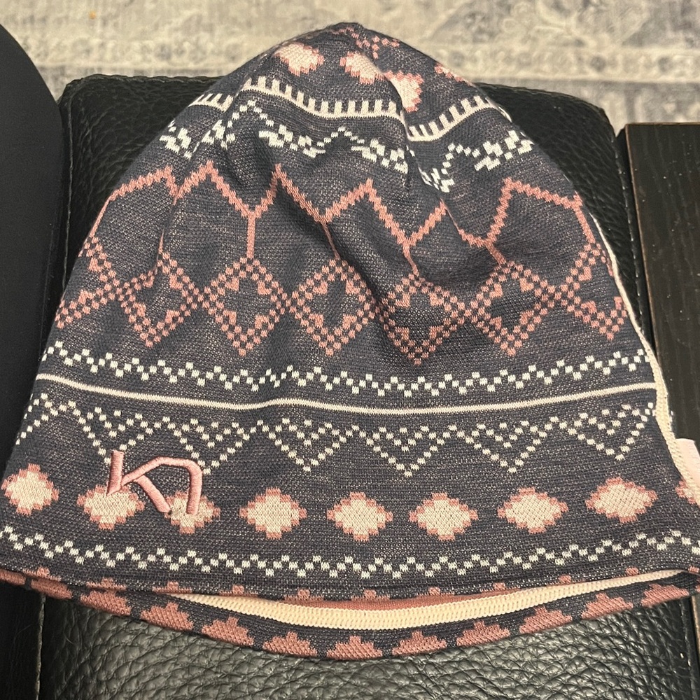 Kari Traa Geometric Knit toque/beanie